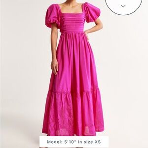 The A&F Emerson Drama Bow-Back Maxi Dress